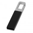Флеш-карта USB 2.0 16 Gb с карабином 