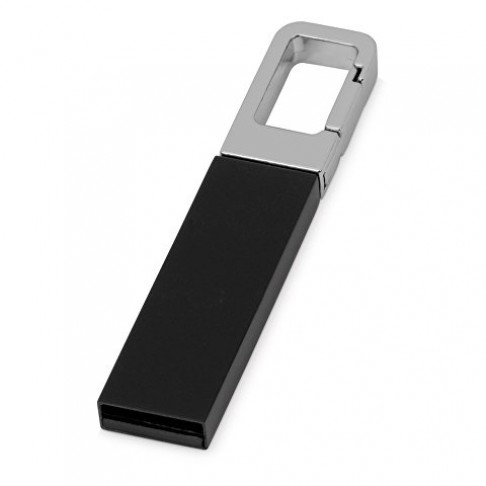 Флеш-карта USB 2.0 16 Gb с карабином 