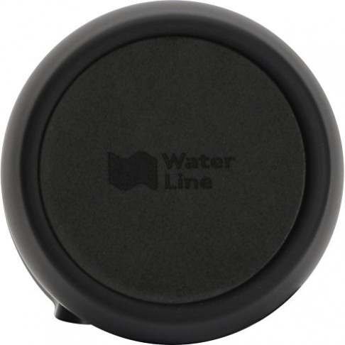 Вакуумная термокружка с кнопкой Streamline, Waterline, soft-touch, черный