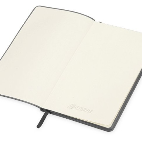 Блокнот «Notepeno» 130x205 мм с тонированными линованными страницами, серый Блокнот «Notepeno» 130x205 мм с тонированными линованными страницами, серый