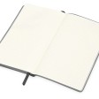 Блокнот «Notepeno» 130x205 мм с тонированными линованными страницами, серый