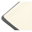 Блокнот «Notepeno» 130x205 мм с тонированными линованными страницами, серый
