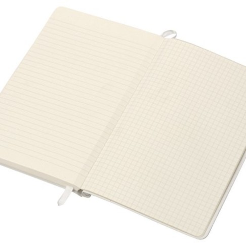 Блокнот «Notepeno» 130x205 мм с тонированными линованными страницами, белый Блокнот «Notepeno» 130x205 мм с тонированными линованными страницами, белый