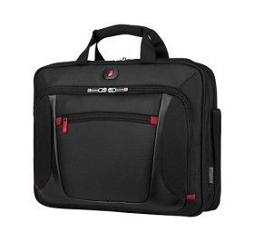 Портфель для ноутбука 15'' WENGER Sensor, черный, полиэстер/ПВХ, 40 x 15 x 33 см, 9 л