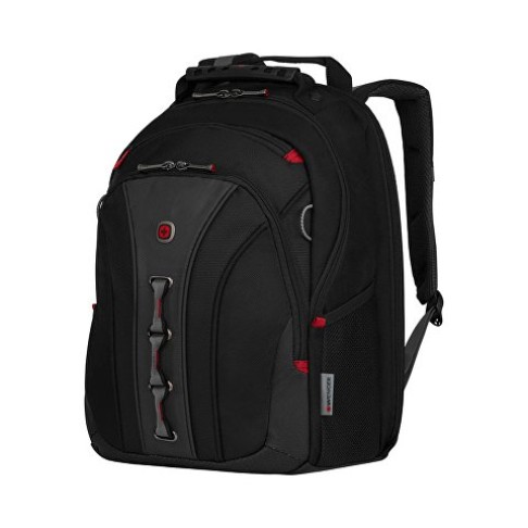 Рюкзак Legacy WENGER 16'', черный/серый, полиэстер/ПВХ, 35 x 25 x 45 см, 21 л