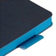 Ежедневник недатированный А5 «Boston», темно-синий (голубой обрез)