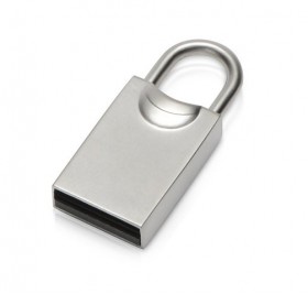 USB-флешка 2.0 на 16 Гб «Lock», серебристый