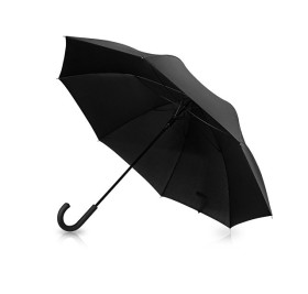 Зонт-трость «Lunker» с большим куполом (d120 см), черный