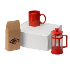 Подарочный набор с чаем, кружкой и френч-прессом Подарочный набор с чаем, кружкой и френч-прессом