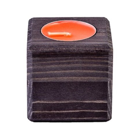 Свеча в декоративном подсвечнике, эбен, клубника Свеча в декоративном подсвечнике, эбен, клубника