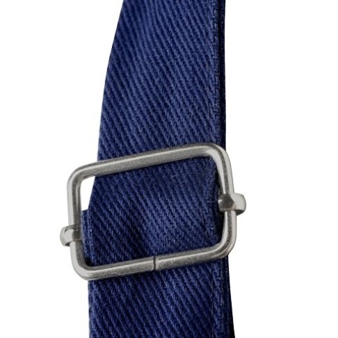 Хлопковый фартук Delight с карманом и регулируемыми завязками, синий нэйви Хлопковый фартук Delight с карманом и регулируемыми завязками, синий нэйви