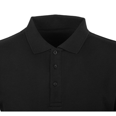 Поло с эластаном «Chicago», 200гр пике L, черный