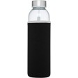 Спортивная бутылка Bodhi из стекла объемом 500 мл, черный