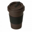 Стакан из кофе с силиконовой манжетой «Latte», коричневый