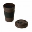 Стакан из кофе с силиконовой манжетой «Latte», коричневый