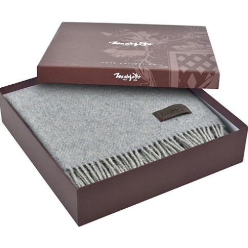 Плед MARZOTTO AREQUIPA 1011, серо-голубой