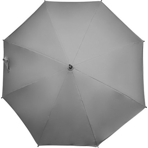 Зонт-трость светоотражающий Reflector, серебристый (Р)