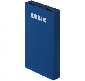 Внешний аккумулятор Kubic PB10X Blue, 10 000 мАч, Soft-touch, синий