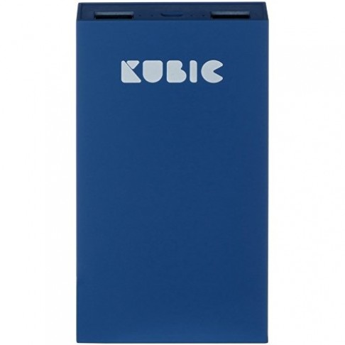 Внешний аккумулятор Kubic PB10X Blue, 10 000 мАч, Soft-touch, синий