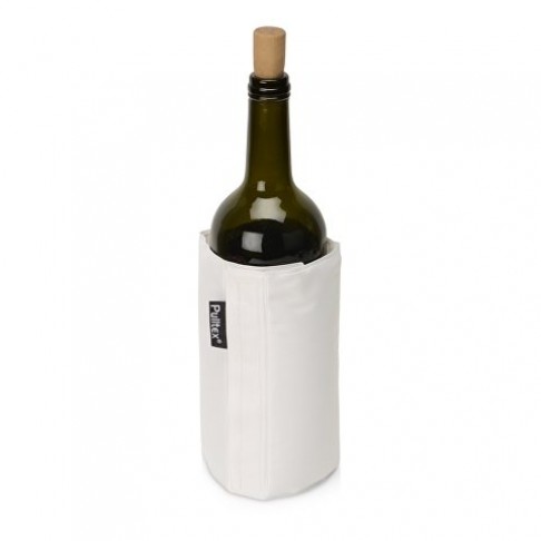 WINE COOLER SATIN WHITE/Охладитель-чехол для бутылки вина или шампанского, белый