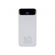 RIVACASE VA2540 (10 000mAh), QC/PD 20W внешний аккумулятор с дисплеем, белый 12/48