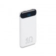 RIVACASE VA2540 (10 000mAh), QC/PD 20W внешний аккумулятор с дисплеем, белый 12/48