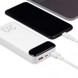 RIVACASE VA2580 (20 000mAh), QC/PD 20W внешний аккумулятор с дисплеем, белый /24
