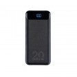 RIVACASE VA2580 (20 000mAh), QC/PD 20W внешний аккумулятор с дисплеем, черный /24
