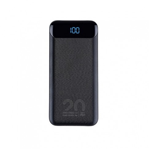 RIVACASE VA2580 (20 000mAh), QC/PD 20W внешний аккумулятор с дисплеем, черный /24