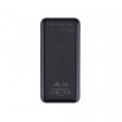 RIVACASE VA2580 (20 000mAh), QC/PD 20W внешний аккумулятор с дисплеем, черный /24