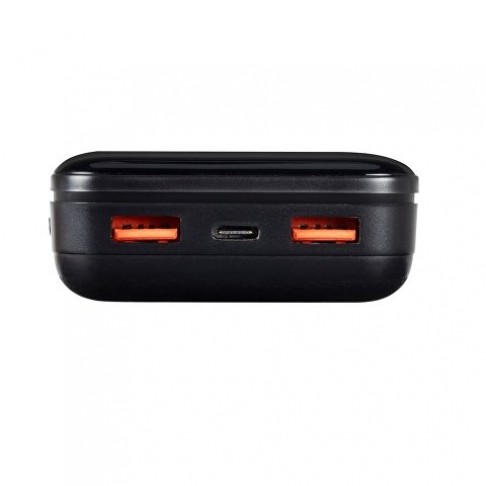 RIVACASE VA2580 (20 000mAh), QC/PD 20W внешний аккумулятор с дисплеем, черный /24