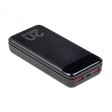 RIVACASE VA2580 (20 000mAh), QC/PD 20W внешний аккумулятор с дисплеем, черный /24