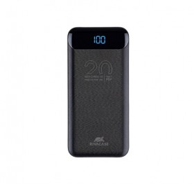 RIVACASE VA2582 (20 000mAh), QC/PD 22.5W внешний аккумулятор с дисплеем, черный /24