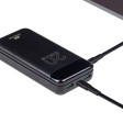 RIVACASE VA2582 (20 000mAh), QC/PD 22.5W внешний аккумулятор с дисплеем, черный /24