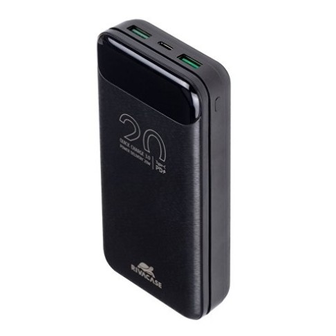 RIVACASE VA2582 (20 000mAh), QC/PD 22.5W внешний аккумулятор с дисплеем, черный /24