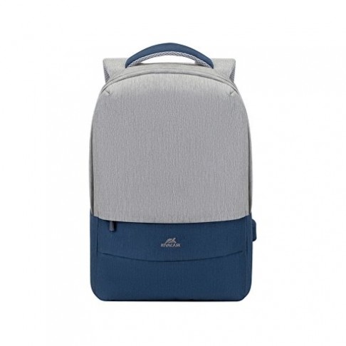RIVACASE 7562 grey/dark blue рюкзак для ноутбука 15.6'', серый/темно-синий