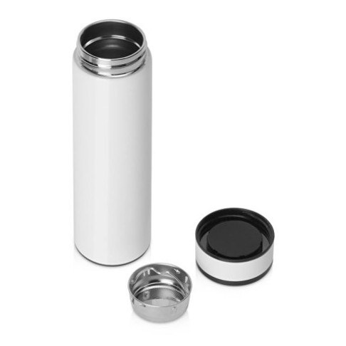 Термос «Confident Metallic» 420мл, белый