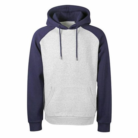 Толстовка с капюшоном «Dublin» мужская, темно-синий/серый меланж