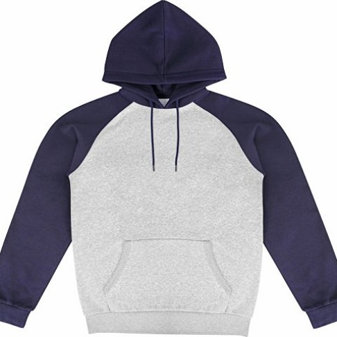 Толстовка с капюшоном «Dublin» мужская, темно-синий/серый меланж