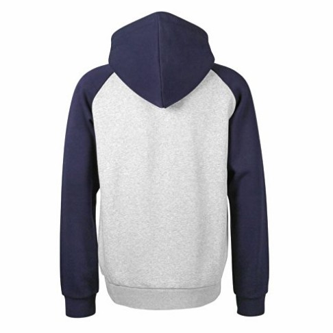 Толстовка с капюшоном «Dublin» мужская, темно-синий/серый меланж