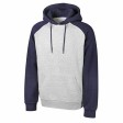 Толстовка с капюшоном «Dublin» мужская, темно-синий/серый меланж