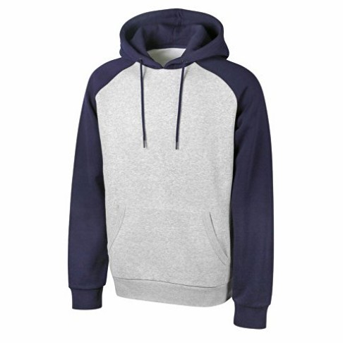 Толстовка с капюшоном «Dublin» мужская, темно-синий/серый меланж