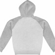 Толстовка с капюшоном «Dublin» мужская, серый меланж/белый меланж