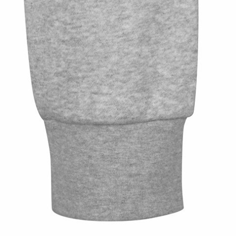 Толстовка с капюшоном «Dublin» мужская, серый меланж/белый меланж