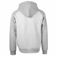 Толстовка с капюшоном «Dublin» мужская, серый меланж/белый меланж