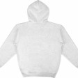 Толстовка с капюшоном оверсайз «Berlin» унисекс, белый меланж