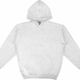 Толстовка с капюшоном оверсайз «Berlin» унисекс, белый меланж