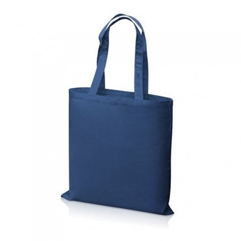 Сумка для шопинга Carryme 140 хлопковая, 140 г/м2, нейви