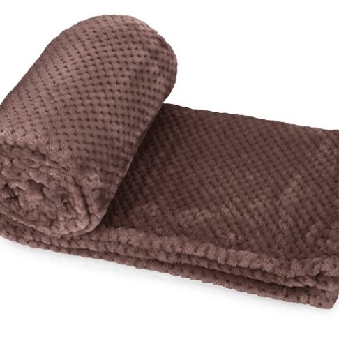 Плед «Фолд», шоколадный