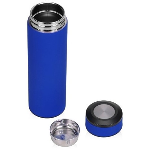 Термос «Confident» с покрытием soft-touch 420мл, синий